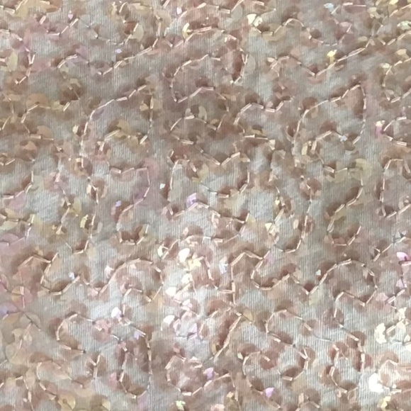 NWT J Crew Sequined T-shirt Rose Pink, XL - Picture 6 of 6